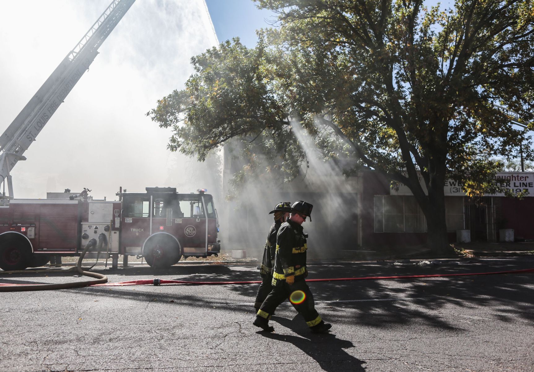 Warehouse Fire on St. Louis Avenue in St. Louis